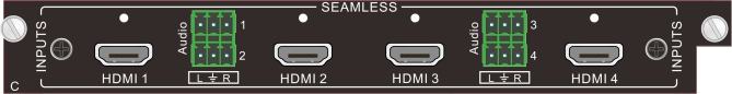 HDMI输入卡   型号：MZ-R4HDMI